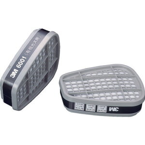 3M 防毒マスク用吸収缶 6001 2個入り