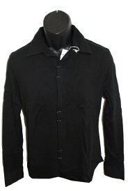 エイチワイエム hym メンズコットンホックシャツ ブラック 日本製 新品 黒