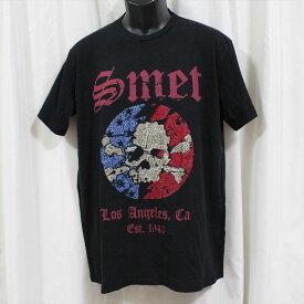 スメット SMET メンズ半袖Tシャツ ブラック 新品 黒 スカル