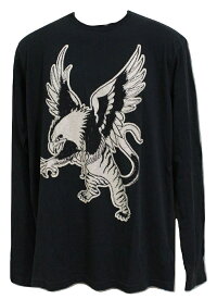 エドハーディー ed hardy メンズ長袖Tシャツ ブラック M03MPLT409 ドン・エド・ハーディー DON ED HARDY 新品 黒 アメリカ製 ロンティー