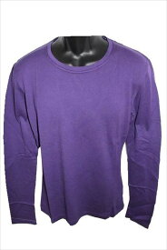 エイチワイエム hym N11 メンズ長袖Tシャツ パープル 日本製 新品 ロンティー 紫