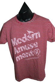 モダンアミューズメント Modern Amusement メンズ半袖Tシャツ レッド 新品 アウトレット