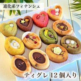 ＼30%OFFクーポン配布中！／ フィナンシェ [ ティグレ 12個 詰め合わせ ] 焼き菓子 個包装 バレンタイン ギフト チョコレート お返し 菓子折り お祝い プレゼント お礼 誕生日 おしゃれ かわいい 高級 スイーツ 洋菓子 手土産 贈り物 出産 結婚 内祝い
