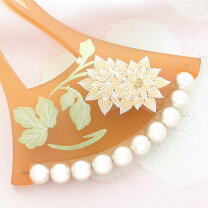 楽天市場】かんざし べっ甲（柄菊）（髪飾り｜和装小物）：和服 
