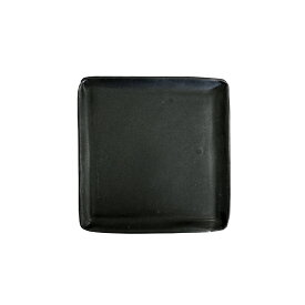 食器 黒 大堀相馬焼 クロテラス 角皿 小 130mm 黒照 雄勝硯 漆黒 高級 陶磁器 焼き物 映える 日本製 お皿 ケーキ皿 デザート皿 取分け皿 小皿 カフェプレート 取り皿 黒いお皿 かっこいい おしゃれ