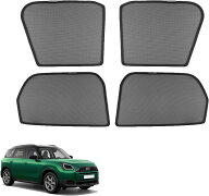 BMW MINI カントリーマン U25 2024～2025対応 マグネット式サイドサンシェード UV カット 遮光断熱 プラ…