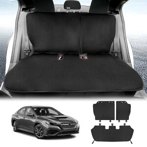 KUNGKIC �X�o�� WRX S4 STI 2022�`2025�N��p �㕔���ȃV�[�g�J�o�[�Z�b�g ���b�V���� �ʋC�� ����Ȃ� ���΍� �I�[���V�[�Y�� ����h�~ �u���b�N 3�� �����J�X�^��