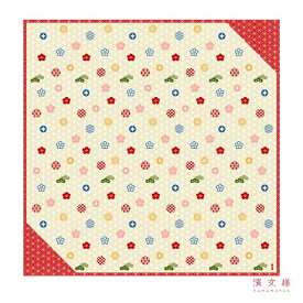 【送料込】 日本製 風呂敷 大判 90 サイズ 濱文様 「四季花姫こもん」 花 縁起 小紋 古典 文様 洗える ふろしき 綿 土産 ギフト 贈り物 ワイン 日本酒 一升瓶 お稽古 包む 飾る インテリア タペストリー カバー エコ バッグ 和 大布 日本 japan furoshiki メール便 送料込