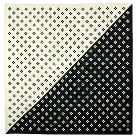 【送料込】 日本製 風呂敷 大判 90 サイズ 濱文様 「四つ葉小紋」 小紋 古典 和 洗える ふろしき 綿 100% 土産 ギフト プレゼント 贈り物 ワイン 日本酒 一升瓶 お稽古 包む 飾る インテリア タペストリー カバー エコバッグ 和 大布 日本 japan furoshiki メール便 送料込