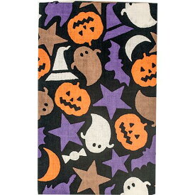 【送料込】 手ぬぐい 日本製 濱文様 「ハロウィンカーニバル」 ハロウィン 秋 秋柄 かぼちゃ 晒 さらし 綿 生地 サイズ タペストリー インテリア 飾る 工芸 土産 ギフト プレゼント 贈り物 iapan tenugui てぬぐい 手拭い 日本 手ぬぐい 専門 わびすけ 正規品 メール便 h9