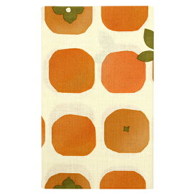 【送料込】 手ぬぐい 日本製 濱文様 「柿の実ごろごろ」 柿 かき 秋柄 縦柄 横柄 和柄 晒 さらし 綿 生地 サイズ タペストリー インテリア 飾る 工芸 土産 ギフト プレゼント 贈り物 iapan tenugui てぬぐい 手拭い 日本 手ぬぐい 専門 わびすけ 正規品 メール便 h9