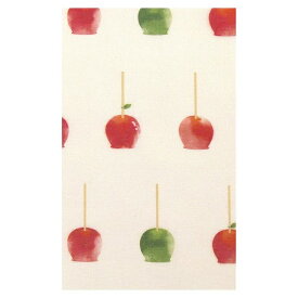 【送料込】 手ぬぐい 日本製 濱文様 「リンゴ飴」 りんご飴 リンゴ 林檎 果物 縦柄 晒 さらし 綿 生地 サイズ タペストリー インテリア 飾る 工芸 土産 ギフト プレゼント 贈り物 iapan tenugui てぬぐい 手拭い 日本 手ぬぐい 専門 わびすけ 正規品 メール便 h9