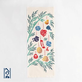 手ぬぐい 日本製 かまわぬ 「福招き飾り」 お正月 縁起 縦柄 綿 晒 さらし 注染 注染手ぬぐい サイズ タペストリー インテリア 飾る 土産 ギフト プレゼント 贈り物 japan カマワヌ tenugui 手拭い てぬぐい 専門 正規品 メール便 kamawanu