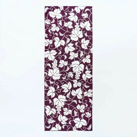 手ぬぐい 日本製 戸田屋 「葡萄」 梨園染 ぶどう 葡萄 秋 縦柄 横柄 綿 晒 さらし 注染 手ぬぐい サイズ タペストリー インテリア 飾る 土産 ギフト プレゼント 染 伝統 工芸 趣味 japan tenugui 日本 手拭い てぬぐい 専門 戸田屋商店 正規品 わびすけ メール便 t12