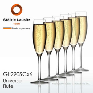 Stolzle Lausitz �V���g���b�c�� ���E�W�b�c ���j�o�[�T��07 �t���[�g�V�����p�� 6�r�Z�b�g�y���K�i�z GL290SCx6 ���b�s���O�s���i