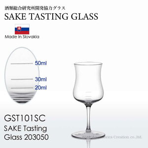 SAKE TASTING GLASS ���{�� �e�C�X�e�B���O�O���X 203050�ڐ���t�� 1�r GST101SC ���b�s���O�s���i