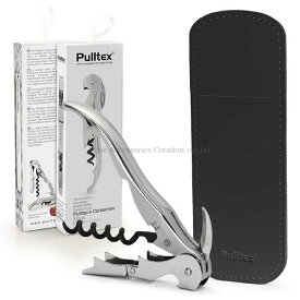 Pulltex プルテックス プルタップス ソムリエナイフ クラシック シルバー 専用レザーケース付 紙ケース入 SX200SV ※ネーム入れ不可商品