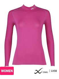 (W)CW-X 機能性トップス 【SECOND BODY 2.0】 ハイネック CW-X シーダブリューエックス トップス カットソー・Tシャツ ピンク ホワイト ブラック【送料無料】[Rakuten Fashion]