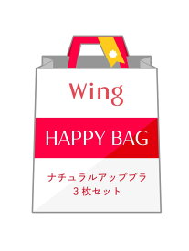 【福袋】 ウイング ナチュラルアップブラ 3枚セット A-Dカップ Wing ウイング インナー・ルームウェア ブラジャー【送料無料】[Rakuten Fashion]