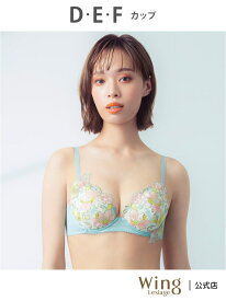 【SALE／20%OFF】ウイング ブラジャー 【2860シリーズ】 ふっくら,まる胸メイク Wing Lesiage ウイング インナー・ルームウェア ブラジャー ホワイト ブルー パープル ピンク【RBA_E】【先行予約】*【送料無料】[Rakuten Fashion]