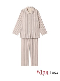 ウイング パジャマ 長袖 長ズボン 綿100%(本体) 二重ガーゼ Wing Sleep ウイング インナー・ルームウェア パジャマ【送料無料】[Rakuten Fashion]