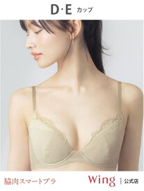 【SALE／15%OFF】ウイング 【脇肉スマートブラ】 ブラジャー 脇高設計 脇肉・背中すっきり Wing ウイング インナー・ルームウェア ブラジャー グレー ベージュ【RBA_E】[Rakuten Fashion]