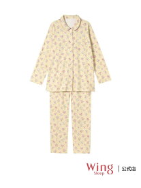 ウイング パジャマ 長袖 長ズボン 綿100%(本体) スムース素材 Wing Sleep ウイング インナー・ルームウェア パジャマ【送料無料】[Rakuten Fashion]