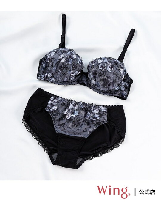 楽天市場 Wing W ウイング 通販限定 ブラ ショーツセット 3 4カップブラ Wing ウイング インナー ナイトウェア ブラ ショーツ ブラック ホワイト ピンク レッド Rakuten Fashion Wing 公式ショップ楽天市場店