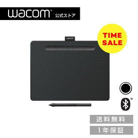 【タイムセール】【アウトレット】Wacom Intuos Medium ワイヤレス ブラック (CTL-6100WL/K0) ワコム ペンタブ ペンタブレット Androidにも対応　送料無料
