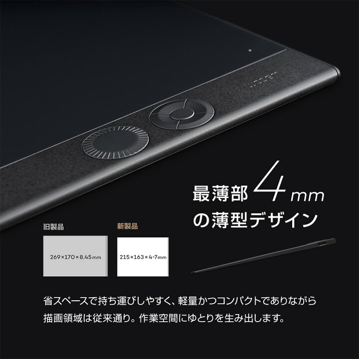 楽天市場】Wacom Intuos Pro small (PTK470K0C) ワコム ペンタブレット 