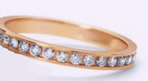 ★Romantic BlueロマンティックブルーK18PG ピンクゴールド 4C2002(19)マリッジリング・結婚指輪・フルエタニティーリング