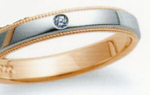 ★Romantic Blueロマンティックブルー4A3001(24)マリッジリング・結婚指輪・ペアリング用(1本)