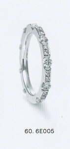 ★NINA RICCI【ニナリッチ】(60)6E005 90%フルエタニティリング・マリッジリング・結婚指輪・ペアリング用(1本)