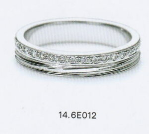 ★NINA RICCI【ニナリッチ】(14)6E012-3マリッジリング・結婚指輪・ペアリング用(1本)