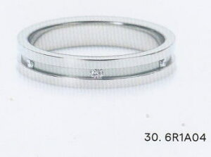 ★NINA RICCI【ニナリッチ】(30)6R1A04Pt900 プラチナ マリッジリング・結婚指輪・ペアリング用(1本)