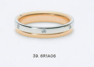 ★NINA RICCI【ニナリッチ】(39)6R1A06マリッジリング・結婚指輪・ペアリング用(1本)
