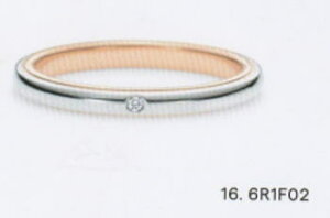 ★NINA RICCI【ニナリッチ】(16)6R1F02-3マリッジリング・結婚指輪・ペアリング用(1本)