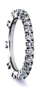 ★NINA RICCI【ニナリッチ】(62)6E007-290%フルエタニティリング・マリッジリング・結婚指輪・ペアリング用(1本)