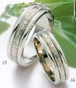 ★Tresoro【トレソロ】(15)11F72&(16)11D72(2本セット)マリッジリング・結婚指輪・ペアリング