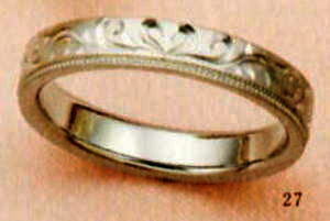 ★【卸直営店のお得な特別割引価格★Angerosa(アンジェローザ)(27)AR-818ハート(Uni)Pt950 プラチナ マリッジリング、結婚指輪、ペアリング用(1本)