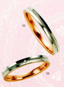 ycX̂ȓʊiAngerosaiAWF[Uj(32)AR-512(M)&(33)AR-513(L)-2{Zbg, PT950/K18PG}bWOAwցAyAO