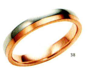 ★【卸直営店のお得な特別割引価格★Angerosa(アンジェローザ)(38)AR-501(M), Pt950/K18PG マリッジリング、結婚指輪、ペアリング用(1本)