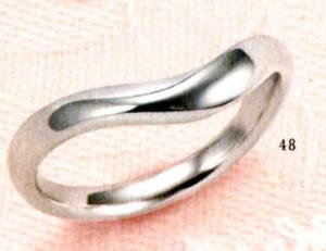 ★【卸直営店のお得な特別割引価格★Angerosa(アンジェローザ)(48)AR-101M(M), Pt950 プラチナ マリッジリング、結婚指輪、ペアリング用(1本)