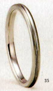 ★【卸直営店のお得な特別割引価格★Angerosa(アンジェローザ)(35)AR-108(M), PT950プラチナマリッジリング、結婚指輪、ペアリング用(1本)