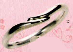 【価格は変動しやすいので、お問い合わせください。】Angerosa(アンジェローザ)(13)AR-013(M), Pt900 マリッジリング、結婚指輪、ペアリング用(1本)