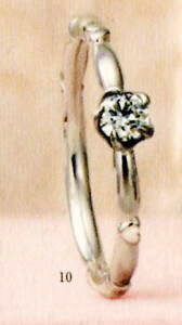 yi͕ϓ₷̂ŁA₢킹BzAngerosaiAWF[Uj(10)AR-010, Pt900@GQ[WOAw