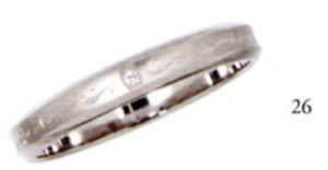 ★ANGE【アンジュ】POUR de VRAI【プルドブレ】(26)3621736(ダイヤ)(受注生産品)マリッジリング、結婚指輪,ペアリング用(1本)