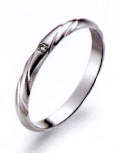 True Love トゥルーラブ (6) P351D ダイヤ 卸直営店 Pt900 プラチナ マリッジリング 結婚指輪 ペアリング(1本)