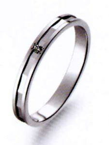 True Love トゥルーラブ (8) P352D ダイヤ 卸直営店 Pt900 プラチナ マリッジリング 結婚指輪 ペアリング(1本)