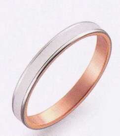 True Love トゥルーラブ (49) K276WP 卸直営店 K18WG ホワイトゴールド & K18PG ピンクゴールド マリッジリング 結婚指輪 ペアリング（1本）